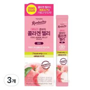티젠 콤부차 젤리 콜라겐 젤리 피치 14개입 280g 3개