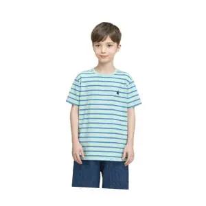 빈폴 BEANPOLE KIDS [Essential] 스트라이프 반팔 티셔츠 스카이 블루 (BI5642UE2Q) BI5642UE2Q 473641