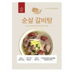 [소비기한 2025.10.01] 쿡앤라이프 순살 갈비탕 600g x 3팩