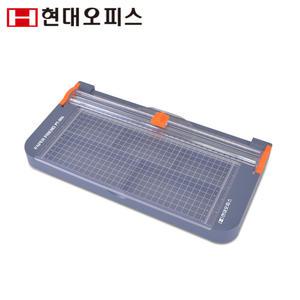 [현대오피스] 트리머재단기 TRIMMER-006 최대 12매 재단 바둑판식눈금자 다용도정리함 트리머-006