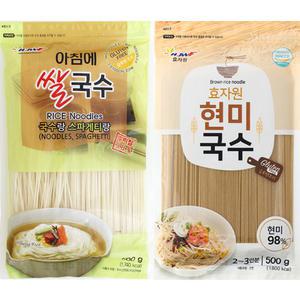 아침에 쌀국수/현미국수 (500g) 효자원식품 우리쌀로 만든 웰빙국수