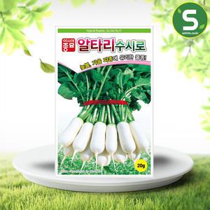 알타리무씨앗 20g 수시로알타리 사계절 수시로 가능