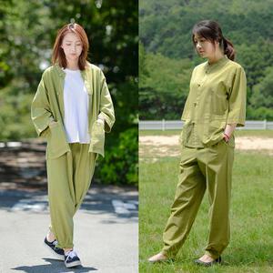 [10100] 30수 라운드넥 공용 한벌 (남여공용)/BTS style 개량한복/정국st개량한복/지장사