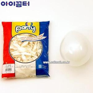 펄풍선/5인치/화이트/약100개입