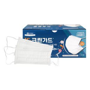 유한킴벌리 크린가드 일회용 비말차단 소프트 마스크 50매 44281