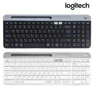 로지텍코리아 정품 K580 슬림 무선 블루투스 키보드 2가지 색상 한글 자판