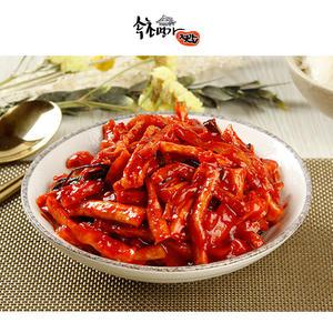 [속초명가젓갈] 매콤한 양념과 씹는 맛이 일품인 무말랭이무침 300g  600g