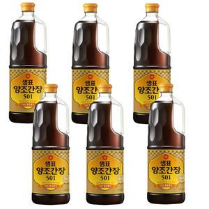 샘표 양조간장 501  1.7L  6개//진간장