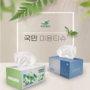 국민티슈 100% 천연펄프 미용각티슈230매 30개