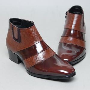 GUDUVORA(구두보라) 남성 수제화 5.0cm 가죽 남성부츠 GV303AN