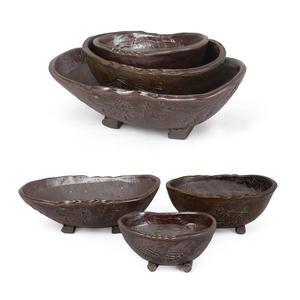 다육분 타원형 두발(소) 16.5x11x8.3cm 옹기 다육화분