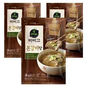 CJ 비비고 테이블 본갈비탕, 700g, 3개