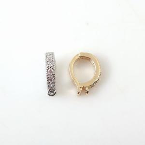 비즈아이 [7392-09]펜던트고리 P똑딱이 8x12mm ,1개