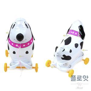 달마시안 강아지 바퀴 풍선 유아 나들이 공기 인형