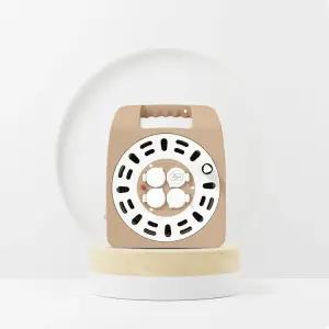 러그박스 전기릴선 20M 1.5SQ캡형 USB 2포트 크림브라운