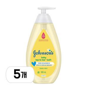 [존슨즈베이비] 탑투토 베이비 바스 500ml 5개