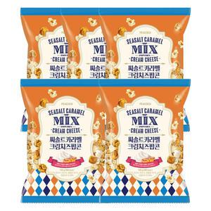 피코크 씨솔트 카라멜 크림치즈 팝콘 120gX5개