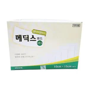 큐앤큐 메딕스밴드 4호L 10x15cm 50매입