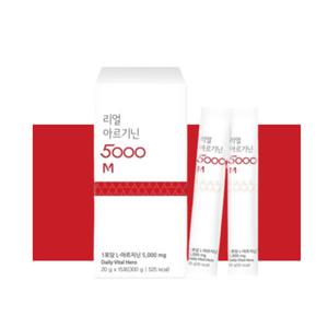 리얼 아르기닌 효능 고함량 활력제 남성 L 아르지닌 효과 5000M 15포