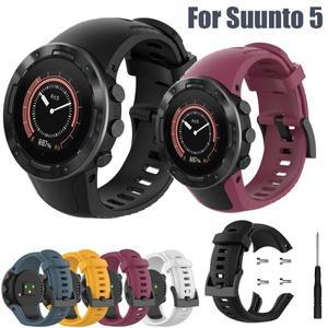 Suunto 5 스마트워치 손목 밴드 야외 스포츠 액세서리 실리콘 교체 시계 밴드 손목 스트랩 팔찌 벨트 충전