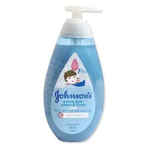 존슨즈 액티브 키즈 클린 앤드 프레시 바스 500ml (25년11월까지) 어린이 바디워시