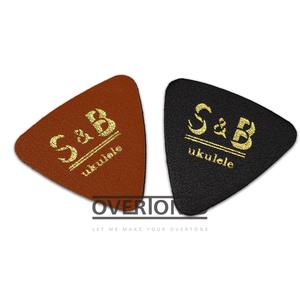 우쿨렐레 전용 가죽피크 2color