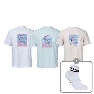 마제라 배드민턴 그래픽 반팔 티셔츠 MSW-TS1413 (3color)