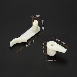 나사가 있는 천장 조명 클립 클램프, 전등갓 고정 버클, LED 고정장치 액세서리, 3.5mm, 6 개