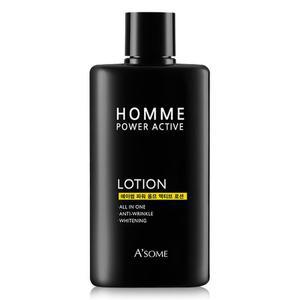 [에이썸] 파워 옴므 액티브 로션 200ml / 미백 주름개선 2중기능성