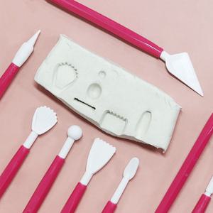 지점토 찰흙 미술시간 준비물 조각칼 8종