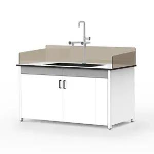 [제이오텍] 워크탑 일반형 실험실 측면형 싱크대 LT-K150-W1G/B (1500W)