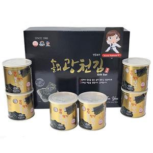 광천김 캔김A호 선물세트 5개묶음 재래김 조미김 맛김 구운김 김선물세트