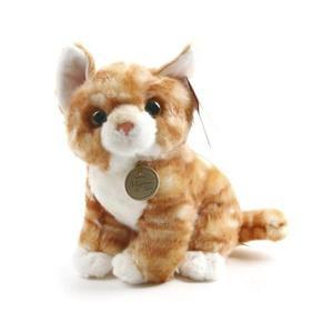 미요니 골드캣 22cm 애착 인형 고양이 리얼 동물