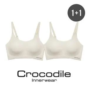 [하프클럽/크로커다일 이너웨어]라이크라 인견쉘론 감탄 스트랩 브라 2종