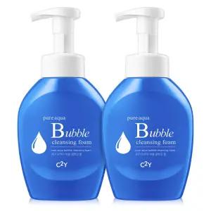 아쿠아 버블 클렌징폼 대용량 500ml 2개 / 미세거품 펌핑형
