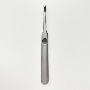 스테인레스 큐티클 제거기V날 밀대 파일 손톱 발톱 관리 네일 제거기 스틱