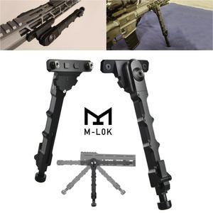 M-lok 바이포드 양각대 스코프 마운트 라이플 삼각대 전술 키모드 바이포드 알루미늄 합금 전동건 악세사리