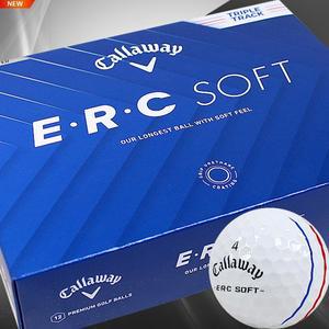 [캘러웨이] 2025년 ERC 소프트 트리플트랙 골프공 화이트