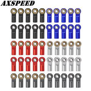 AXSPEED 금속 M4 로드 엔드 볼 조인트 링크 범용 헤드, RC 모델 자동차 보트용 오른손 나사, 10