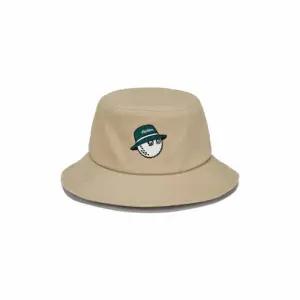 모자 CQK M4343PCP43BEI 말본 챙 스크립트 버킷햇 BEIGE