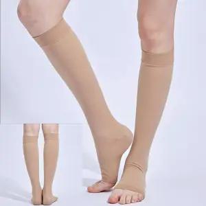 템팜 의료용 종아리 압박밴드 스타킹(XL) (베이지) 피로 다리부종 하지정맥 통증 예방