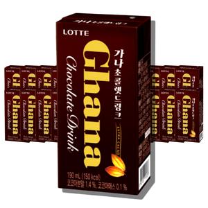 롯데 가나초콜렛드링크 190ml 24개