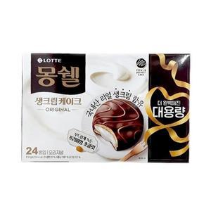 롯데 몽쉘 생크림 대용량 816gx3개.