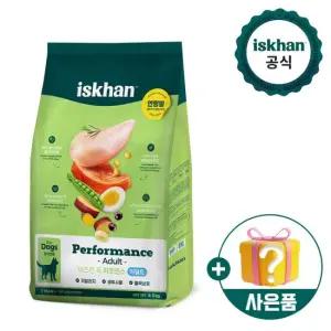 이즈칸 강아지사료 퍼포먼스 어덜트 6.5kg +통통닭알파 4개