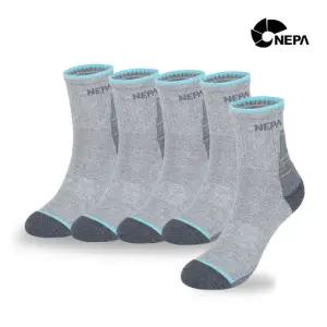 네파 퍼포먼스 쿠션 등산 중목 라이트그레이 여 5팩 NPCPFMDS-L/GR5