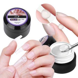 5ML 이지 스틱 솔리드 네일 패치 젤 흐르지 않는 모델링 스틱 팁 클리어 네일 젤 거미 접착제 본드 UV 네일 접착제 GY031&