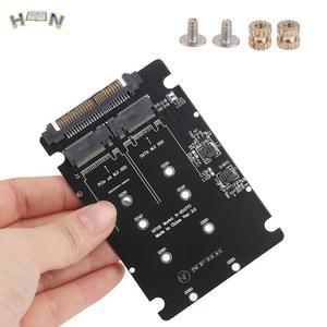 데스크탑 컴퓨터용 어댑터 카드 SATA M.2 SSD TO NVME NGFF SFF 8639 변환기 PC 2.5 인치