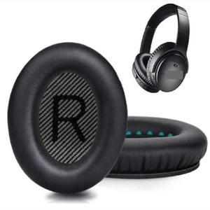 [누리음향]BOSE 호환용 QuietComfort 단백질 가죽 이어 쿠션 QC2 QC15 헤드폰용 교체용 패드 이어패드