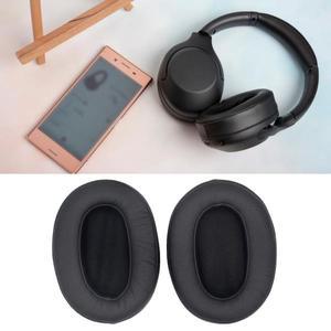 [누리SOUND]소니 호환용 WH-XB900N 헤드폰용 교체 가죽 이어 패드, 메모리 폼 쿠션, XB 900N 용 고품질 커