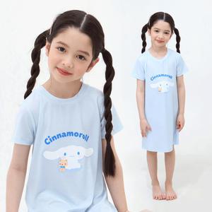 시나모롤 여아 쿨링 5부 원피스 / 유아 키즈 공주 여름